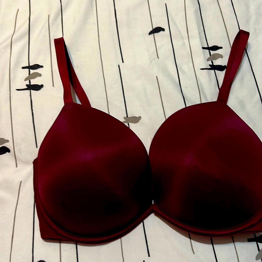 Marron push-up bra by PINK. 34DDD